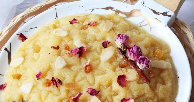 Creamy Shujir (Semolina) Halwa