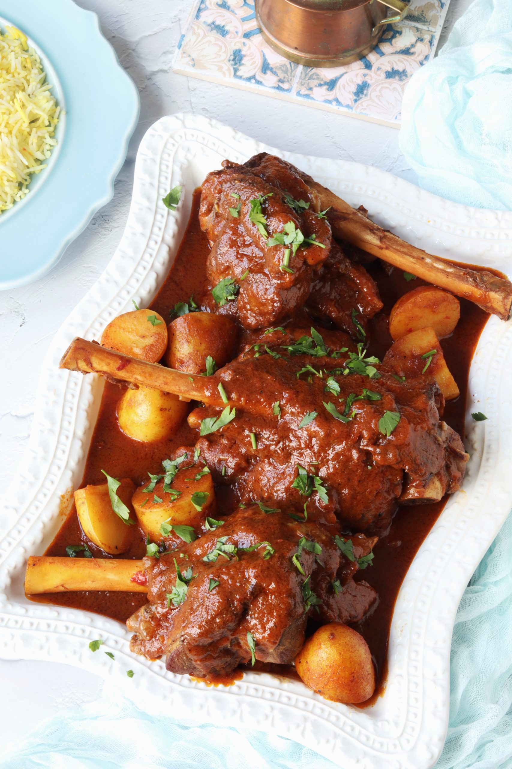 Lamb Shanks (Middle Eastern Inspired)